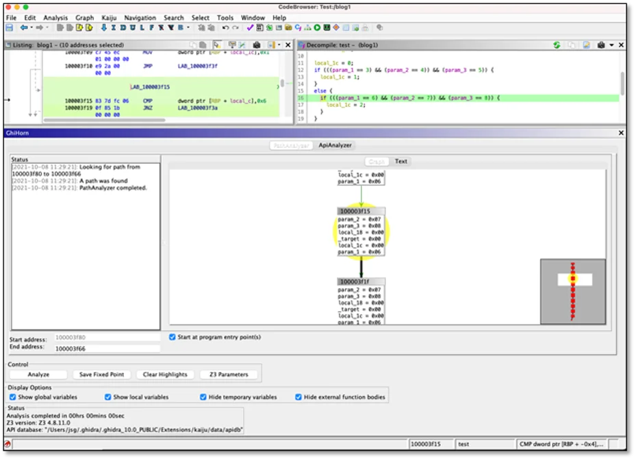 Screenshot of the Ghihorn User Interface.