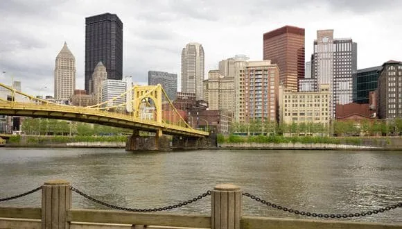 Photo of downtown Pittsburgh from the North Side